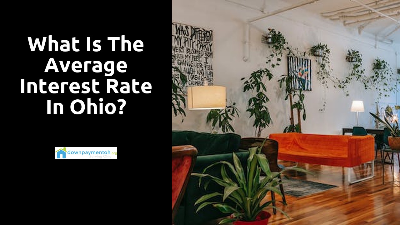 What is the average interest rate in Ohio?