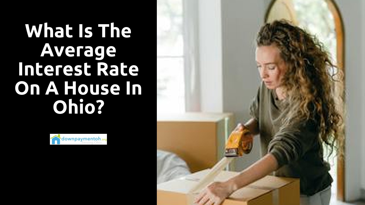 What is the average interest rate on a house in Ohio?