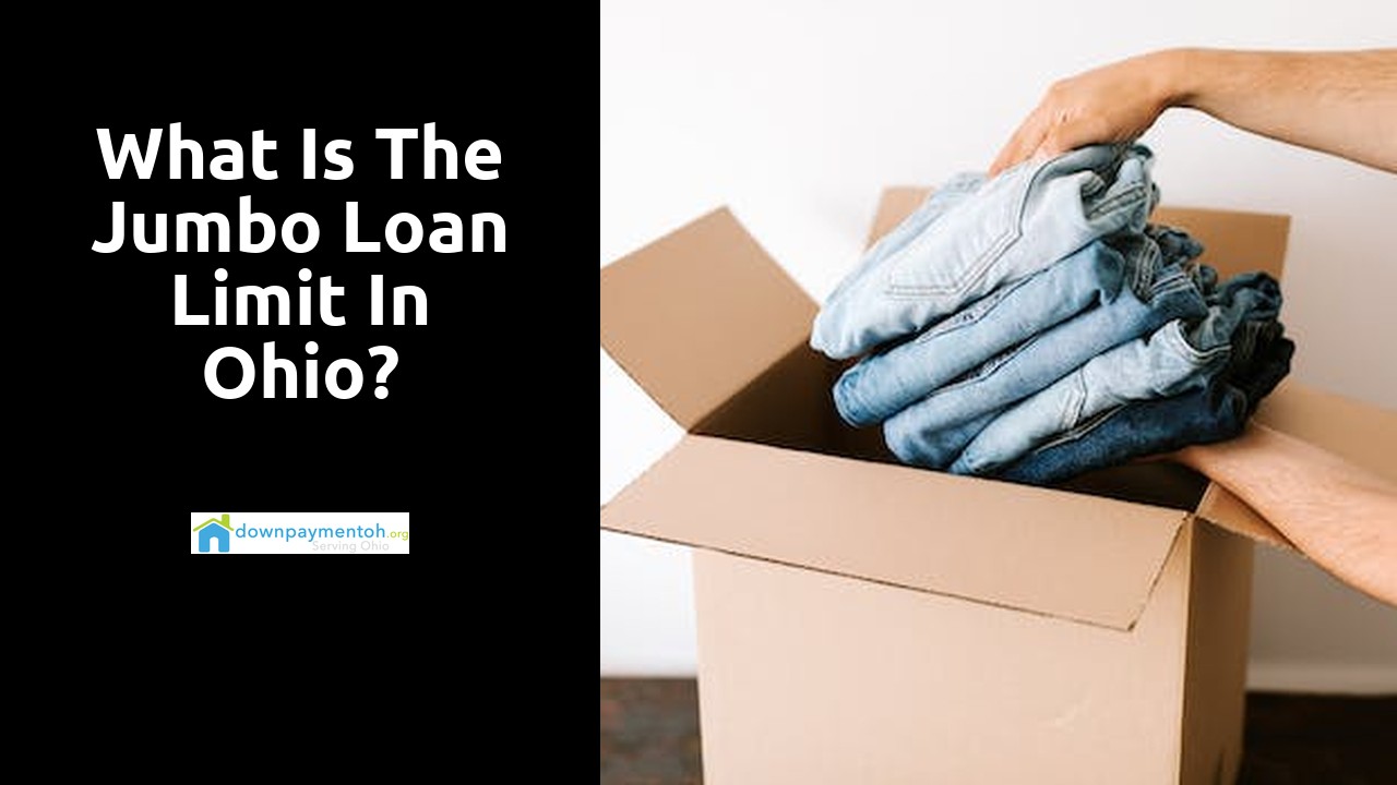 What is the jumbo loan limit in Ohio?